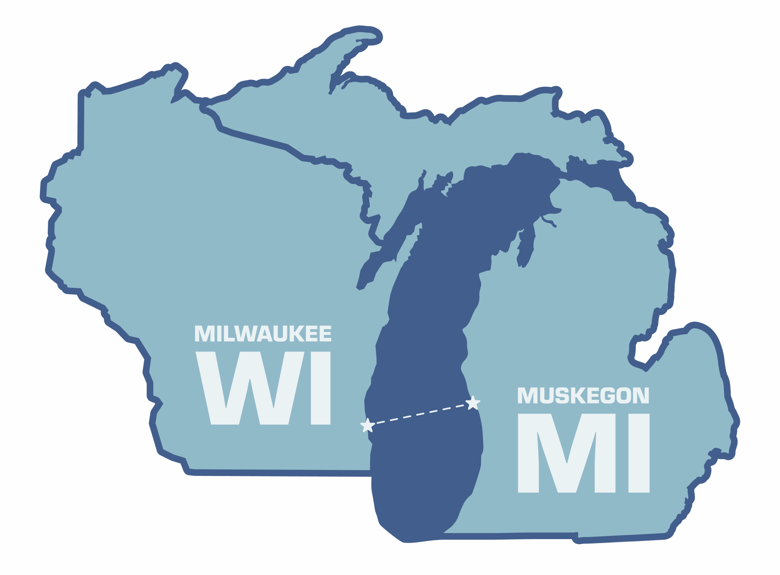Lake Express Route Map